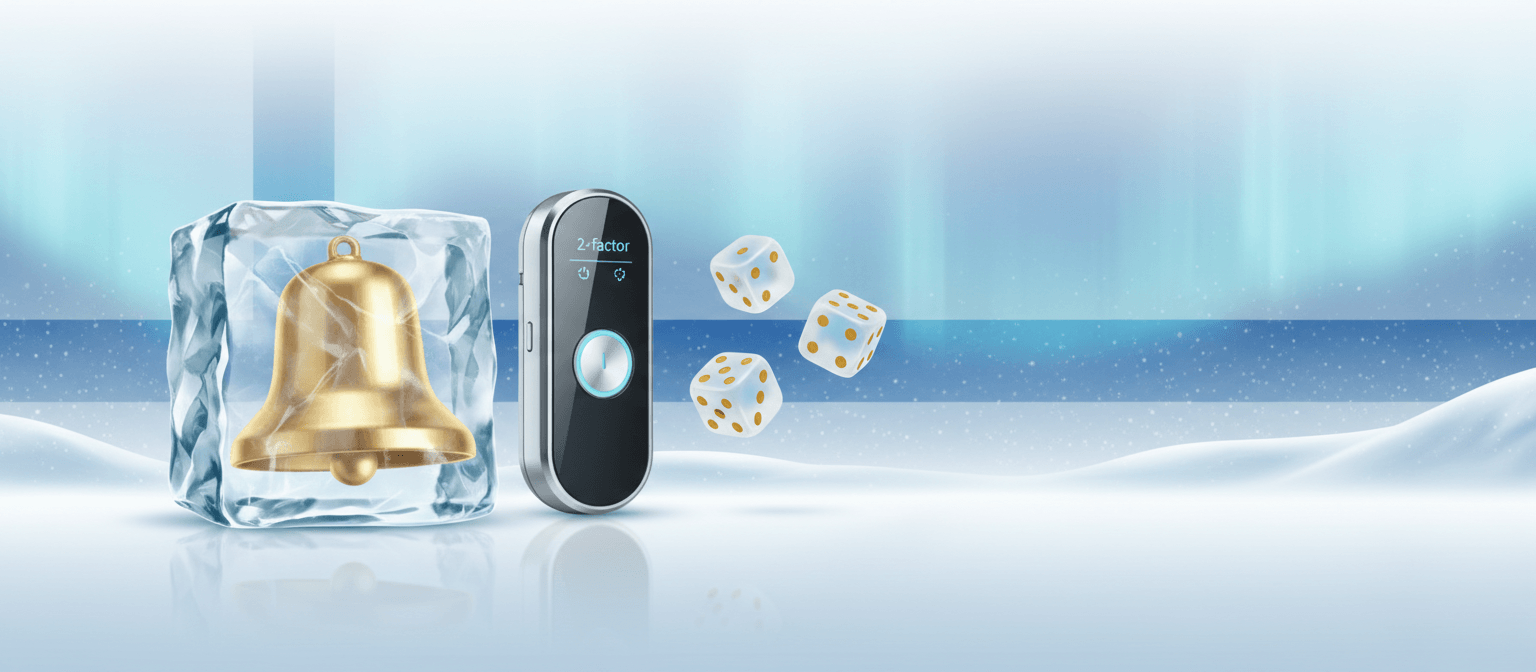 Vastuullisen pelaamisen tyokalut kuten kaksivaiheinen tunnistus ja pelinoppat jaakuutiossa